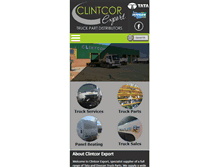 Tablet Screenshot of clintcor.co.za